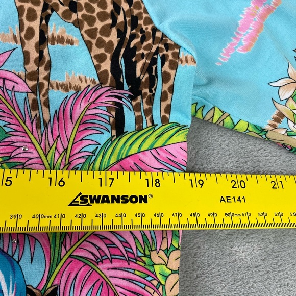 Jackets Galore John Farrah 1/4 Zip Lightweight Pullover Jungle Animals Women’s M - Picture 9 of 16